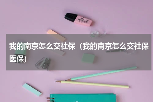 我的南京怎么交社保（我的南京怎么交社保医保）