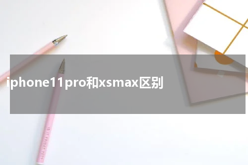iphone11pro和xsmax区别