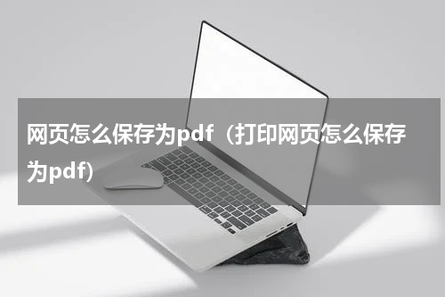 网页怎么保存为pdf（打印网页怎么保存为pdf）
