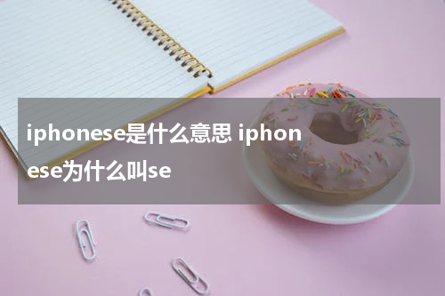 iphonese是什么意思 iphonese为什么叫se