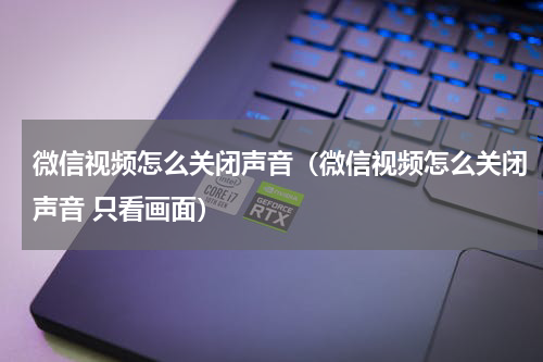 微信视频怎么关闭声音（微信视频怎么关闭声音 只看画面）