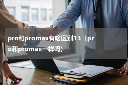 pro和promax有啥区别13（pro和promax一样吗）