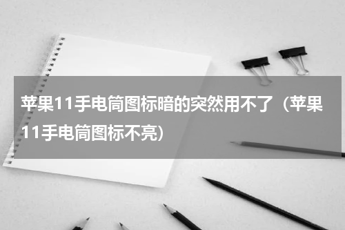 苹果11手电筒图标暗的突然用不了（苹果11手电筒图标不亮）