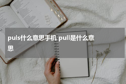 puls什么意思手机 pull是什么意思
