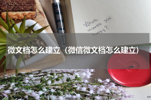 微文档怎么建立（微信微文档怎么建立）