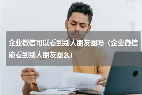 企业微信可以看到别人朋友圈吗（企业微信能看到别人朋友圈么）