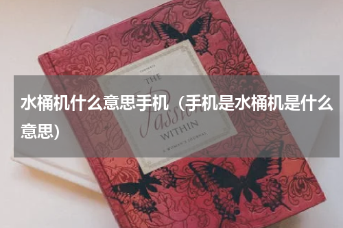 水桶机什么意思手机（手机是水桶机是什么意思）