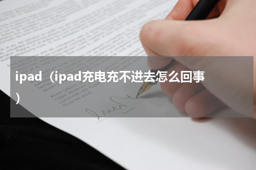 ipad（ipad充电充不进去怎么回事）