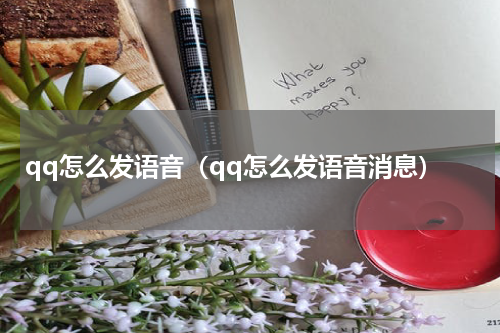 qq怎么发语音（qq怎么发语音消息）