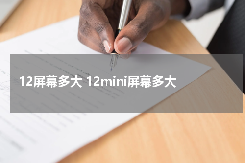 12屏幕多大 12mini屏幕多大