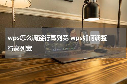 wps怎么调整行高列宽 wps如何调整行高列宽