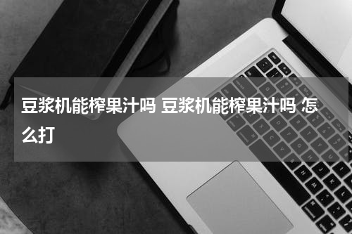 豆浆机能榨果汁吗 豆浆机能榨果汁吗 怎么打