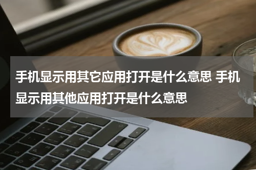 手机显示用其它应用打开是什么意思 手机显示用其他应用打开是什么意思