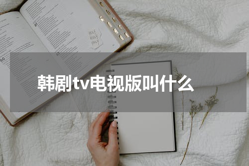 韩剧tv电视版叫什么