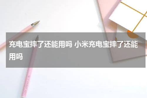 充电宝摔了还能用吗 小米充电宝摔了还能用吗