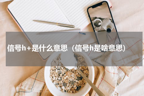 信号h+是什么意思（信号h是啥意思）