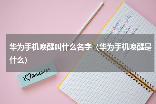 华为手机唤醒叫什么名字（华为手机唤醒是什么）