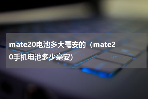 mate20电池多大毫安的（mate20手机电池多少毫安）