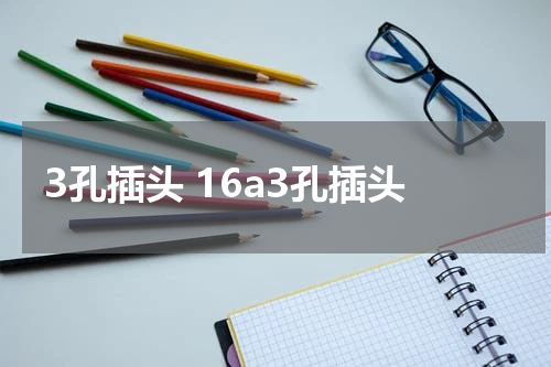 3孔插头 16a3孔插头