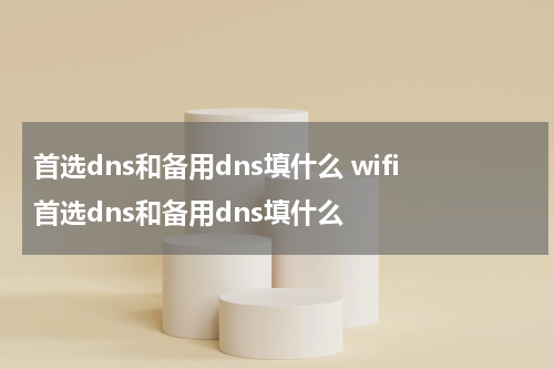 首选dns和备用dns填什么 wifi首选dns和备用dns填什么