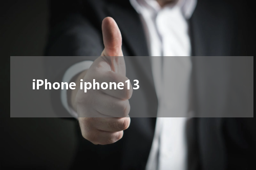 iPhone iphone13
