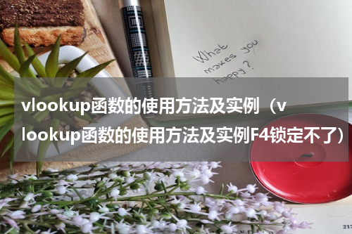 vlookup函数的使用方法及实例（vlookup函数的使用方法及实例F4锁定不了）