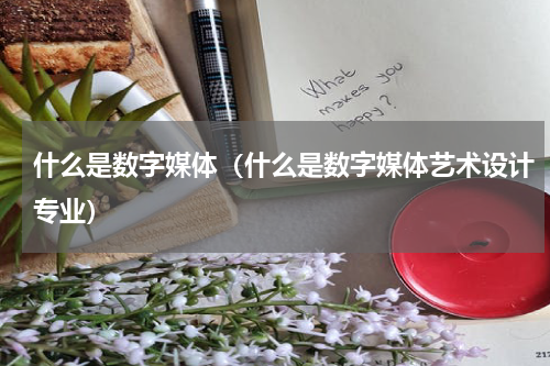 什么是数字媒体（什么是数字媒体艺术设计专业）