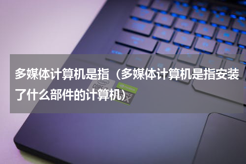 多媒体计算机是指（多媒体计算机是指安装了什么部件的计算机）