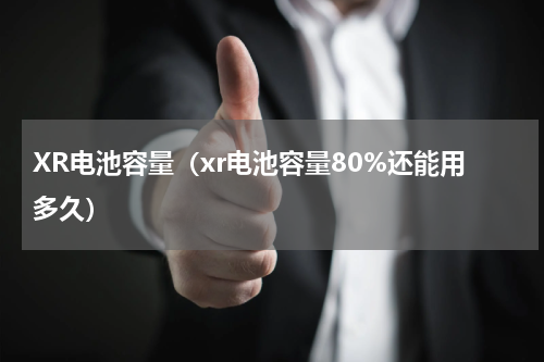 XR电池容量（xr电池容量80%还能用多久）