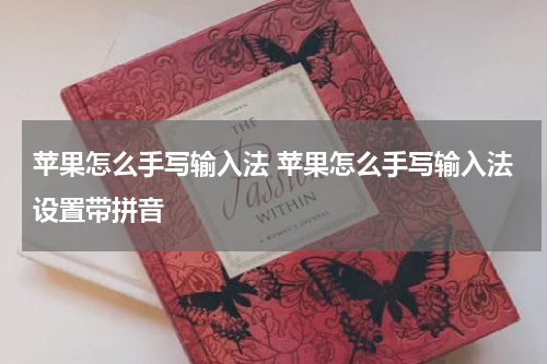 苹果怎么手写输入法 苹果怎么手写输入法设置带拼音