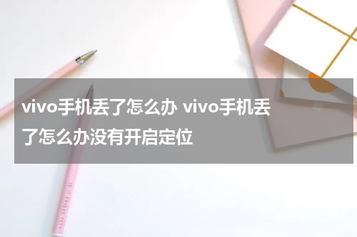 vivo手机丢了怎么办 vivo手机丢了怎么办没有开启定位