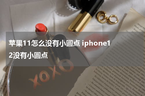 苹果11怎么没有小圆点 iphone12没有小圆点