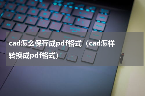 cad怎么保存成pdf格式（cad怎样转换成pdf格式）