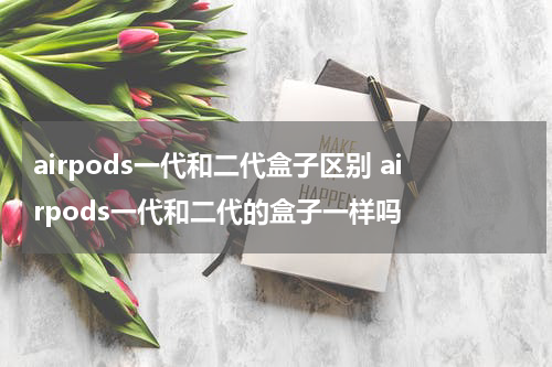 airpods一代和二代盒子区别 airpods一代和二代的盒子一样吗