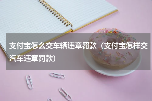 支付宝怎么交车辆违章罚款（支付宝怎样交汽车违章罚款）
