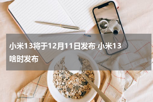 小米13将于12月11日发布 小米13啥时发布