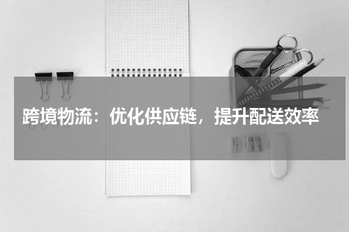  跨境物流：优化供应链，提升配送效率