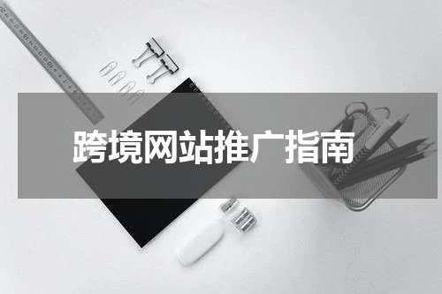  跨境网站推广指南