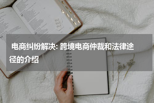  电商纠纷解决: 跨境电商仲裁和法律途径的介绍