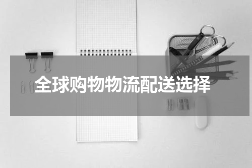  全球购物物流配送选择