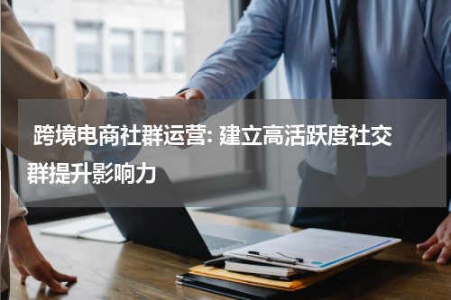  跨境电商社群运营: 建立高活跃度社交群提升影响力