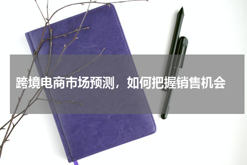 跨境电商市场预测，如何把握销售机会