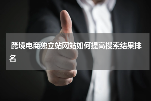  跨境电商独立站网站如何提高搜索结果排名 