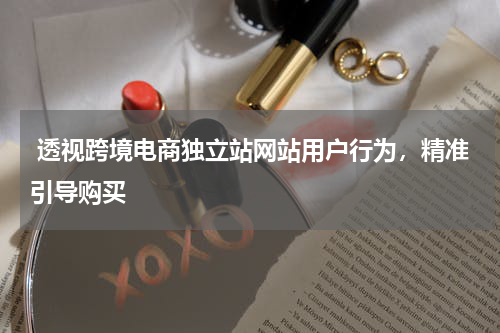  透视跨境电商独立站网站用户行为，精准引导购买  
