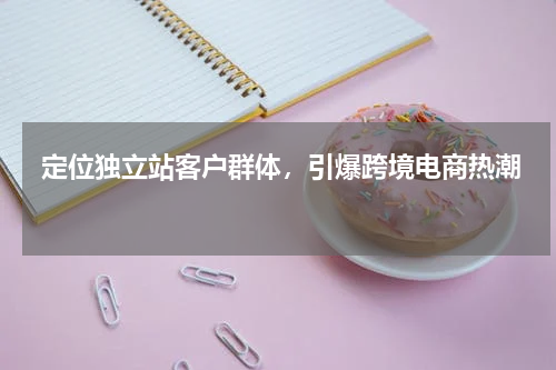  定位独立站客户群体，引爆跨境电商热潮 