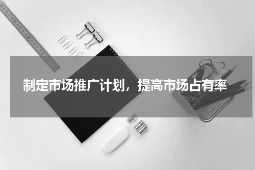  制定市场推广计划，提高市场占有率