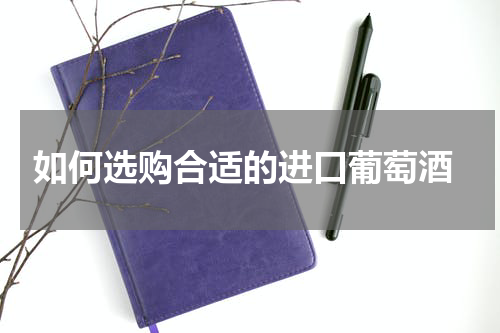  如何选购合适的进口葡萄酒