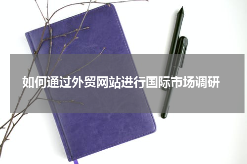  如何通过外贸网站进行国际市场调研