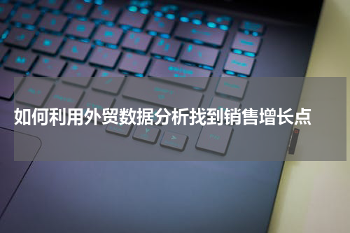  如何利用外贸数据分析找到销售增长点 