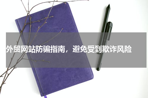  外贸网站防骗指南，避免受到欺诈风险 